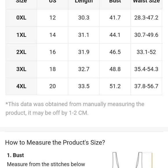 One piece bathing suit plus size OX - Picture 5 of 5